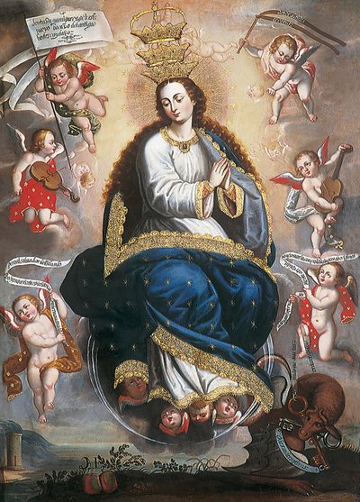 Immaculate Virgin Victorious over the Serpent of Heresy by Basilio de Santa Cruz Pumacallao